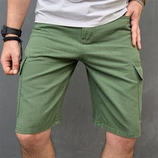 Traje de trabajo de moda de calle alta suelto pierna ancha pantalones medios 5/4 jeans para hombre