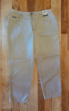 Pantalones de mezclilla PG Sport Active Urbanwear tostados talla 40 x 32 nuevos con etiquetas para hombre calce holgado