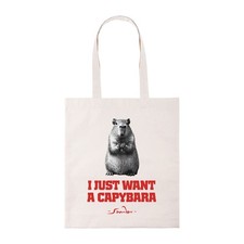 Bolso de Mano I Just Want A Capibara Divertido Sombr Música Viral Meme Algodón Bolso de Comprador