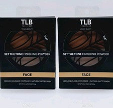 Lote de 2 TLB Set de Belleza Vegana El Tono Acabado Polvo Bronce Belleza
