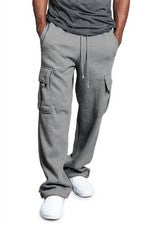 Pantalones de chándal de lana para hombre de carga pesados informales ocio moda pantalones deportivos