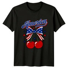 Camiseta América Mujer 4 de Julio Día de la Independencia Patriótica Regalo Para Ella