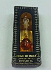 CANCIÓN DE LA INDIA ACEITE DE PERFUME CONCENTRADO MIRRA ELEGANTE BOTELLA DE VIDRIO SOPLADO A MANO
