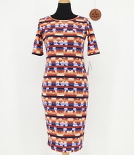 Vestido para mujer Lularoe Disney Julia talla XS multicolor hasta la rodilla elástico nuevo con etiquetas