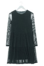 Montego Damen Freizeitkleid Langarm Grün Gr. 34 Polyamid Elegant