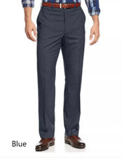 Pantalones elásticos de vestir de ajuste clásico Michael Kors para hombre W:34 L:34 color azul costaba $95