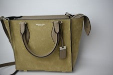 Bolso de Mano Michael Kors Para Mujer Nueva Colección de Moda Gracie Grande ARENA GAMUZA