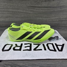 Adidas Adizero Prime SP 3 Cuerdas Lúcidas 8.5 Para Hombres Voltios Verde Negro Puntas de Pista