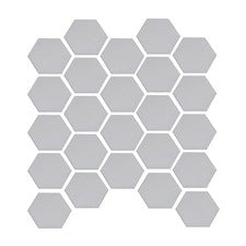 Juego de 24 pegatinas de espejo hexagonales autoadhesivas mosaico azulejos baño decoración del hogar
