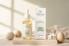 Suero facial Thévaa con cúrcuma, aloe vera, manteca de karité, vitamina C 60 g