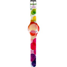 Orologio ZITTO MINI CARAIBY Neon Bubbles Silicone Colorato 36mm NEW Estate