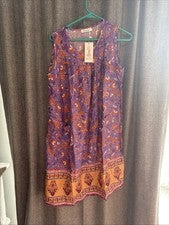 Vestido de moda para mujer talla pequeña multicolor sin mangas talla pequeña