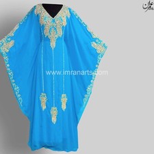 Vestido de Dama de honor ImranArts-D89 Elegante Farasha Étnico Abaya Marroquí Kaftan