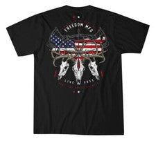 Camiseta estilo Howitzer para hombre FREEDOM HUNT militar gruñido MFG