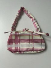 Bolso de Hombro EGT Designs Pastel Cuadros Hecho a Mano Cierre de Nudo Boda Evento