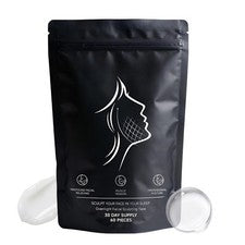 Cinta para esculpir y antienvejecimiento facial - 60 piezas parches para el cuidado facial matutino