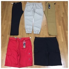 Nuevo Para Hombres Talla 42 Moda Denim Jogger Jeans Pantalones Carga Sudaderas Pantalones Cortos con Cinturón