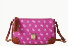 Bolso Bandolera Dooney & Bourke Gretta Slim ELIGE 1 COLOR ESPUMA DE MAR O FUSHIA