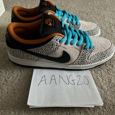Nike SB Dunk Low Pro Paquete Eléctrico Olympic Safari Phantom Negro Talla 9.5 ¡NUEVO!