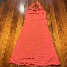 Sexy Maxi Vestido Halter Sinceramente Jules Para Mujer Talla Pequeña Rojo Colorido