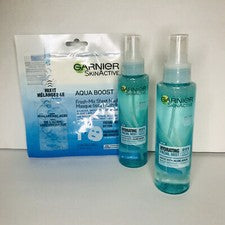 Paquete Garnier Skin Active (2) Bruma facial hidratante Aloe Vera 4,4 oz y máscara