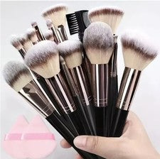 Juego de brochas de maquillaje para cosméticos rubor cejas mezclador polvo belleza 3-20 piezas