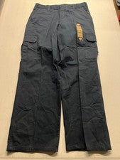 Pantalones cargo Dickies azules sueltos pierna recta ropa de trabajo utilitaria para hombre talla 34x32 nuevos con etiqu