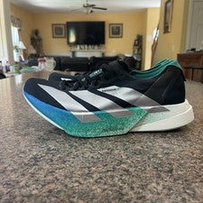 Talla 9 - Adidas Adizero Adios Pro 4 Negro Verde Berlín Zapatos para Correr JR6365 ¡NUEVOS!