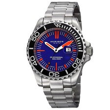 Nuevo Reloj Hombre Akribos XXIV AK735BU Edición Limitada Buzos Fecha Esfera Azul