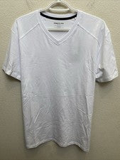 NUEVA Camiseta Kenneth Cole Para Hombre Grande Blanca Edición Núcleo Cuello en V Manga Corta