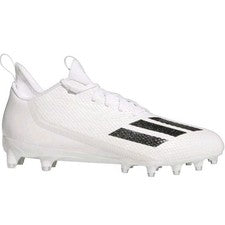Botines de fútbol Adidas Adizero Scorch para hombre 13,5 GX5126-BLANCO/NEGRO ¡Nuevos!