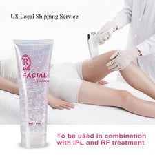 Gel de enfriamiento para dispositivos depilación láser IPL dispositivo de cuidado facial de gel conductor