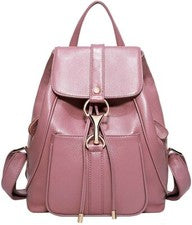 BOYATU Mochilas de Cuero Real Cartera para Mujeres Damas Moda Viaje Bolso de Hombro