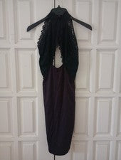 Nuevos vestidos falda gamuza encaje Nova de moda