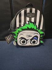 Beetlejuice It’s Showtime Mini Mochila Coleccionable con Icónico Pelo Verde Nueva con Etiquetas