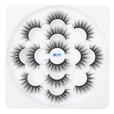 Paquete de 1 Pestañas Postizas Maquillaje Mujer Duradero Belleza Natural Pestañas Cosméticas
