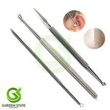 Juego de 3 limpiadores de cera de oído removedor de espinillas para el cuidado facial facial con extractor de comedones