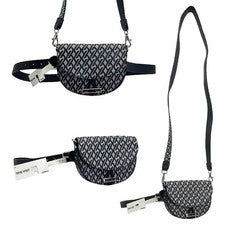 NINE WEST Mujer L Bolso Cinturón Convertible Bandolera Mini Bolso Cintura Paquete XS Bolso de Mano