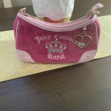 BOLSO DE HOMBRO VIRAL NUEVO CON ETIQUETA JUICY COUTURE JUICY KINGDOM Rosa