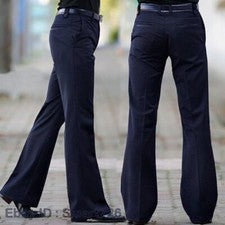 Hombres Pantalones Acampanados Pantalones Formales Campana Parte Inferior Pantalón Traje de Baile Pantalones Pantalones 
