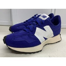 NUEVO SIN CAJA Hombres New Balance 327 Gamuza Azul Real Zapatos Tenis MS327GA, 8.5