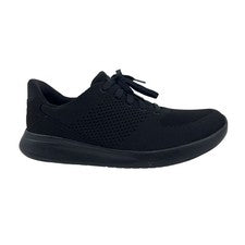 Zapatilla deportiva Kizik Lima negra suela negra para mujer
