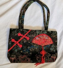 Nuevo Moda Para Mujer Bolso de Mano Bordado de Seda China con Nudo Chino
