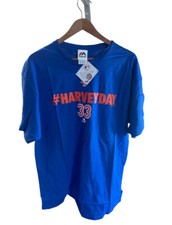 Nueva Camiseta Para Hombre Majestic New York Mets Manga Corta XL #Harveyday