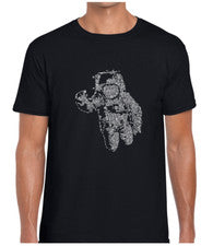 CAMISETA FLYING ASTRONAUT PARA HOMBRE DISEÑO ESPACIAL GENIAL NUEVA CALIDAD MODA PREMIUM