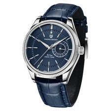 PAGANI DESIGN 1689 Reloj Hombre Cuarzo Correa Cuero Genuino 200M Impermeable