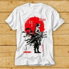 Camiseta Top Camiseta Japonesa Samurai Sunset Edición Limitada Anime Manga Leyenda 2364