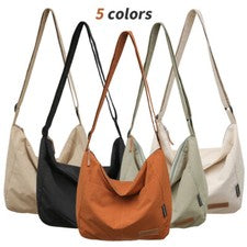 Bolso de hombro para estudiantes Bolso de tela de nailon Bolso bandolera de moda de gran capacidad
