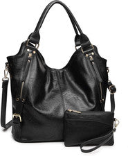 Mujeres Bolso de Mano Bolsos Cuero PU Moda Hobo Bolsos de Hombro con Sh Ajustable