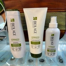 (Juego de 3) Kit de cuidado capilar Matrix Biolage Strength Recovery & Repair limitado